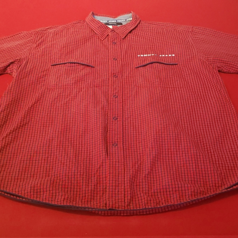 Mens XL Tommy Hillfiger Button Up Shirt